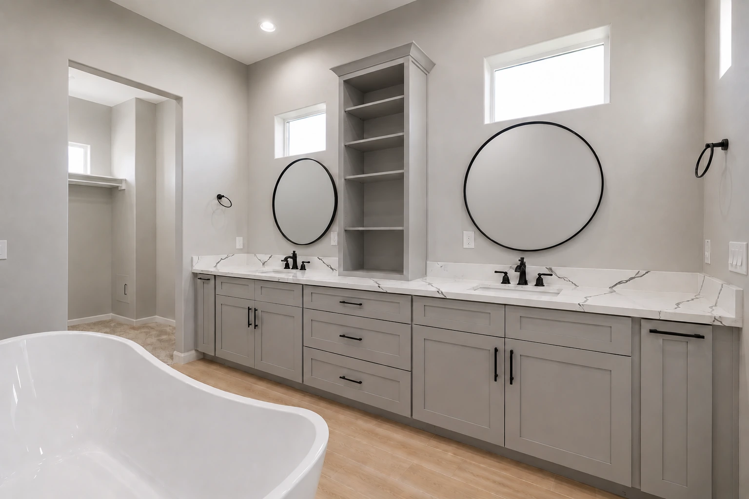 Havasu Falls primary bath his/her countertop — option 2